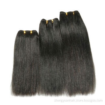 Cheap Remy human hair yaki straight hair weaves